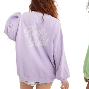 Lavender Long Sleeve Sweatshirt